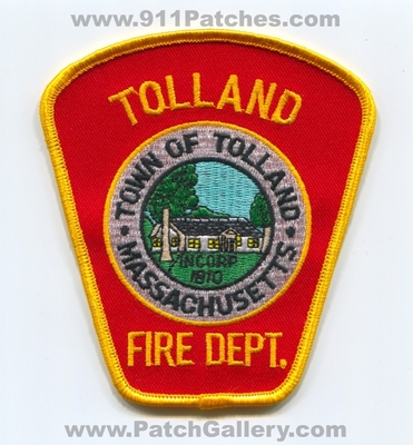Tolland Fire Department Patch (Massachusetts)
Scan By: PatchGallery.com
Keywords: town of dept.
