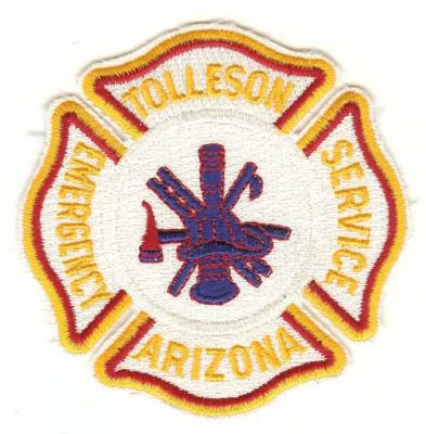 Tolleson Emergency Service
Thanks to PaulsFirePatches.com for this scan.
Keywords: arizona fire