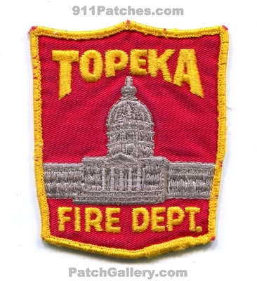Topeka Fire Department Patch (Kansas)
Scan By: PatchGallery.com
Keywords: dept.