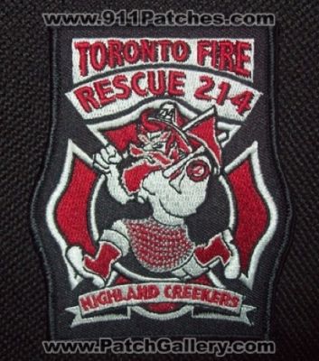 Canada Toronto Fire Dept Patch