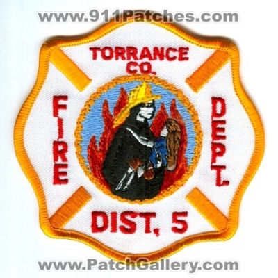Torrance County Fire Department District 5 (New Mexico)
Scan By: PatchGallery.com
Keywords: dept. dist.