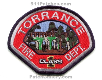 Torrance Fire Department Class 1 Patch (California)
Scan By: PatchGallery.com
Keywords: dept.
