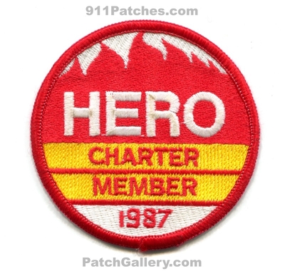 Hotshot Emergency Response Organization HERO Charter Member 1987 Tosco Oil Refinery Fire Department Patch (California)
Scan By: PatchGallery.com
Keywords: gas petroleum industrial emergency response team ert hazmat haz-mat