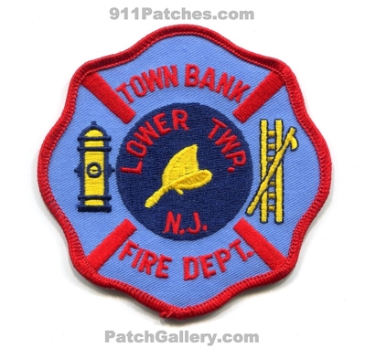 Town Bank Fire Department Lower Township Patch (New Jersey)
Scan By: PatchGallery.com
Keywords: dept. twp.