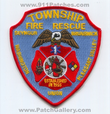 Township Fire Rescue Department Inc Brunswick Pleasant Valley Seymour Union Washington Patch (Wisconsin)
Scan By: PatchGallery.com
Keywords: twp. dept. inc. established in 1955