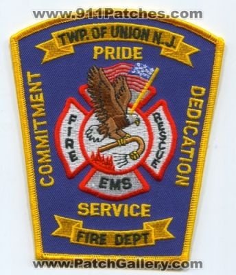 Township of Union Fire Rescue EMS Department (New Jersey)
Scan By: PatchGallery.com
Keywords: twp. dept. n.j. pride service commitment dedication
