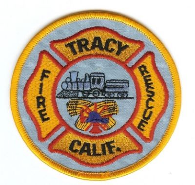 Tracy Fire Rescue
Thanks to PaulsFirePatches.com for this scan.
Keywords: california