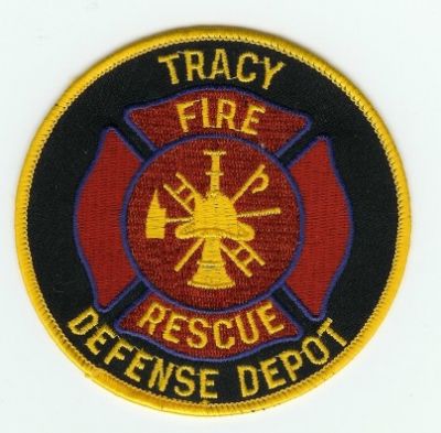 Tracy Defense Depot Fire Rescue
Thanks to PaulsFirePatches.com for this scan.
Keywords: california