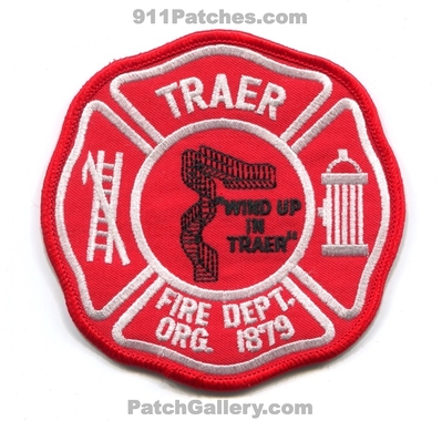 Traer Fire Department Patch (Iowa)
Scan By: PatchGallery.com
Keywords: dept. org. 1879 wind up in