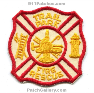 Trail Park Fire Rescue Department Patch (Florida)
Scan By: PatchGallery.com
Keywords: dept.