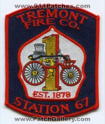 Tremont Fire Company 1 Station 67 (Pennsylvania)
Scan By: PatchGallery.com
Keywords: co. department dept.
