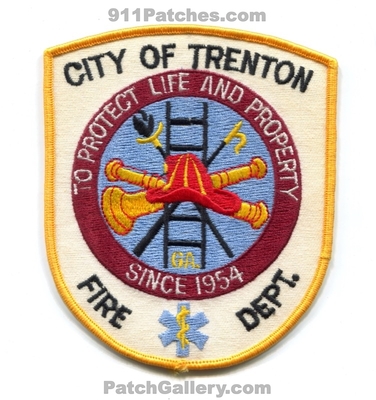 Trenton Fire Department Patch (Georgia)
Scan By: PatchGallery.com
Keywords: city of dept. to protect life and property since 1954