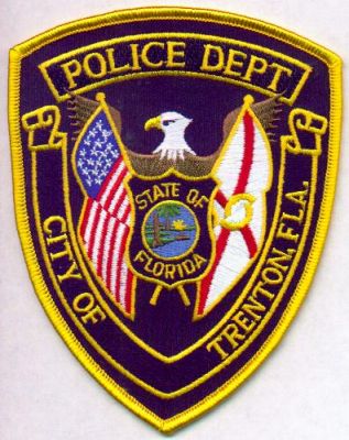 Trenton Police Dept
Thanks to EmblemAndPatchSales.com for this scan.
Keywords: florida department city of