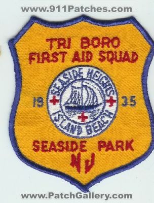 Tri Boro First Aid Squad (New Jersey)
Thanks to Mark C Barilovich for this scan.
Keywords: seaside park heights island beach nj ems