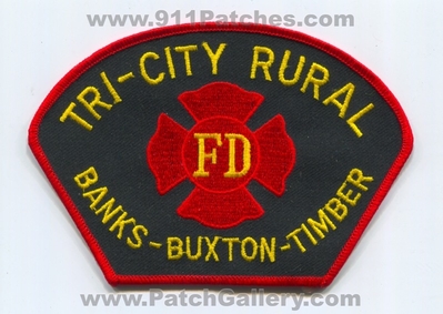 Tri-City Rural Fire Department Banks Buxton Timber Patch (Oregon)
Scan By: PatchGallery.com
Keywords: tricity dept. fd