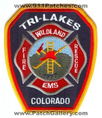 Tri-Lakes Fire Rescue Department Patch (Colorado)
Scan By: PatchGallery.com
Keywords: dept. wildland ems