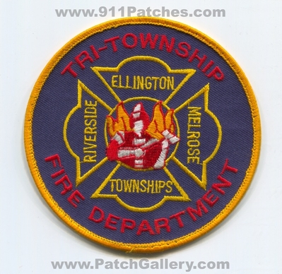 Tri-Township Fire Department Ellington Melrose Riverside Patch (Illinois)
Scan By: PatchGallery.com
Keywords: twp. townships twps. dept.