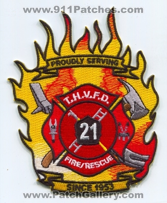 Triune Halleck Volunteer Fire Rescue Department 21 Patch (West Virginia)
Scan By: PatchGallery.com
Keywords: vol. dept. t.h.v.f.d. thvfd