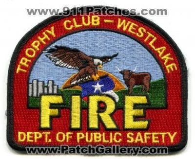 Trophy Club Westlake Department of Public Safety Fire (Texas)
Scan By: PatchGallery.com
Keywords: dept. dps