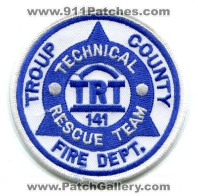 Troup County Fire Department Technical Rescue Team 141 (Georgia)
Scan By: PatchGallery.com
Keywords: dept. trt