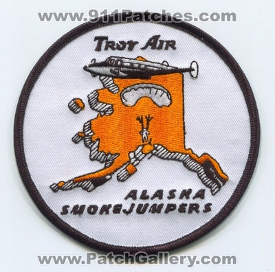 Troy Air Smokejumpers Forest Fire Wildfire Wildland Patch (Alaska)
Scan By: PatchGallery.com
Keywords: Smoke Jumpers Plane