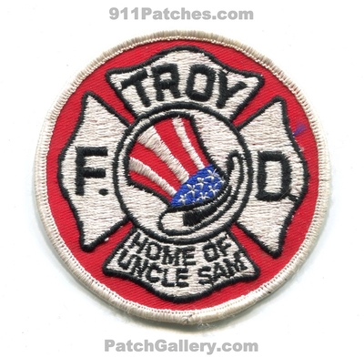 Troy Fire Department Patch (New York)
Scan By: PatchGallery.com
Keywords: dept. fd f.d. home of uncle sam