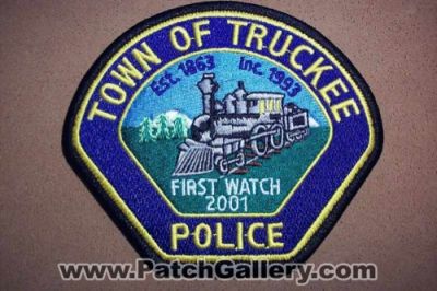 Truckee Police Department (California)
Thanks to 2summit25 for this picture.
Keywords: town of dept.
