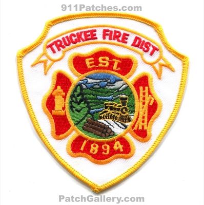 Truckee Fire District Patch (California)
Scan By: PatchGallery.com
Keywords: dist. department dept. est. 1894