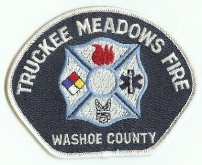 Truckee Meadows Fire
Thanks to PaulsFirePatches.com for this scan.
Keywords: nevada washoe county