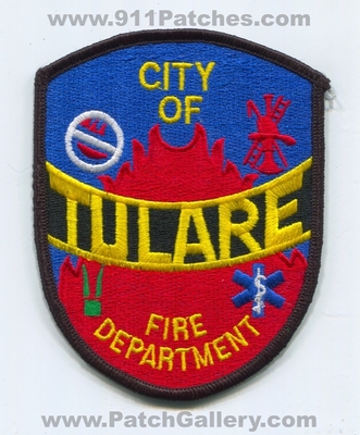Tulare Fire Department Patch (California)
Scan By: PatchGallery.com
Keywords: city of dept.