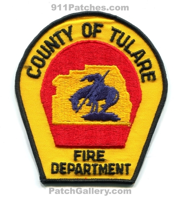 Tulare County Fire Department Patch (California)
Scan By: PatchGallery.com
Keywords: co. of dept.