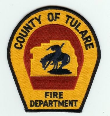 Tulare County Fire Department
Thanks to PaulsFirePatches.com for this scan.
Keywords: california