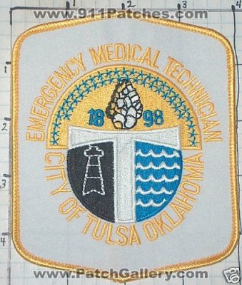 Tulsa Emergency Medical Technician (Oklahoma)
Thanks to swmpside for this picture.
Keywords: emt ems city of