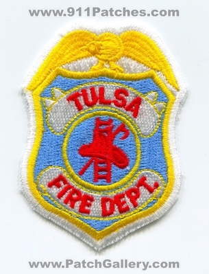 Tulsa Fire Department Patch (Oklahoma)
Scan By: PatchGallery.com
Keywords: dept.