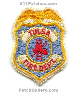 Tulsa Fire Department Patch (Oklahoma)
Scan By: PatchGallery.com
Keywords: dept.