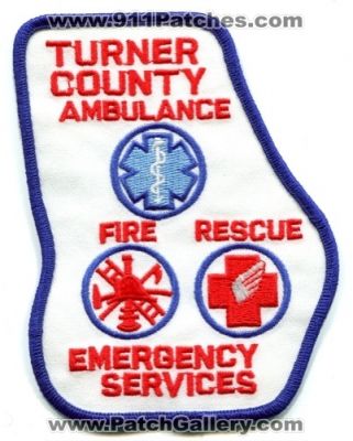 Turner County Fire Rescue Department Ambulance Emergency Services (Georgia)
Scan By: PatchGallery.com
Keywords: dept. ems medical