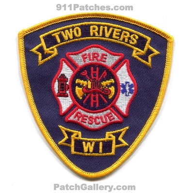 Two Rivers Fire Rescue Department Patch (Wisconsin)
Scan By: PatchGallery.com
Keywords: 2 dept.