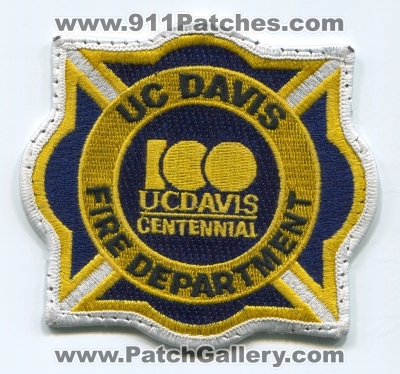 University of California UC Davis Fire Department Patch (California)
Scan By: PatchGallery.com
Keywords: dept. centennial 100 years