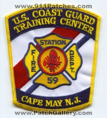 US Coast Guard Training Center Fire Department Station 59 (New Jersey)
Scan By: PatchGallery.com
Keywords: u.s.c.g. uscg united states military dept. company cape may n.j.
