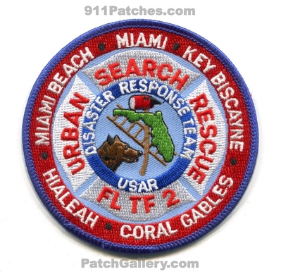 Urban Search and Rescue USAR Florida Task Force 2 Patch (Florida)
Scan By: PatchGallery.com
Keywords: fire fltf2 miami beach key biscayne hialeah coral gables