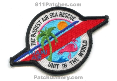 Coast Guard Air Station Miami Beach USCG Military Patch (Florida)
Scan By: PatchGallery.com
Keywords: the busiest air sea rescue unit in the world