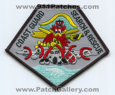 United States Coast Guard USCG Search and Rescue Patch
Scan By: PatchGallery.com
Keywords: u.s.c.g. military & sar