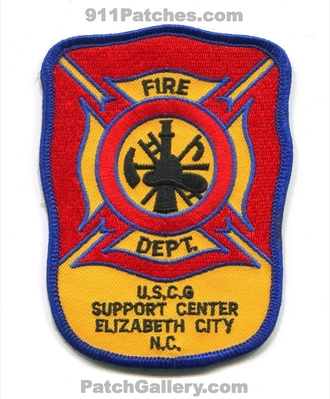 United States Coast Guard Support Center Elizabeth City Fire Department USCG Military Patch (North Carolina)
Scan By: PatchGallery.com
Keywords: dept.