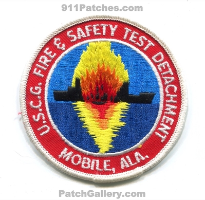 United States Coast Guard USCG Fire and Safety Test Detachment Mobile Military Patch (Alabama)
Scan By: PatchGallery.com
Keywords: u.s.c.g. & ala.