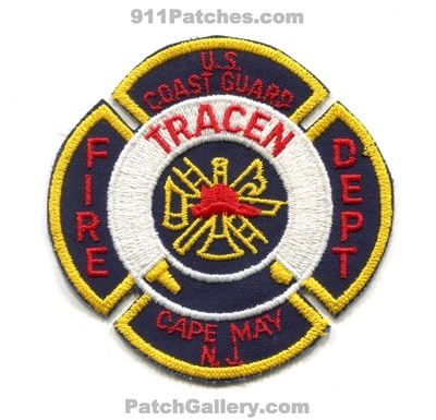 United States Coast Guard USCG Training Center Cape May Fire Department Military Patch (New Jersey)
Scan By: PatchGallery.com
Keywords: tracen u.s.c.g. dept.