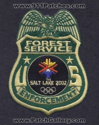 United States Forest Service Enforcement Salt Lake 2002 Olympics (Utah)
Thanks to Paul Howard for this scan.
Keywords: usfs u.s.f.s. fire wildland