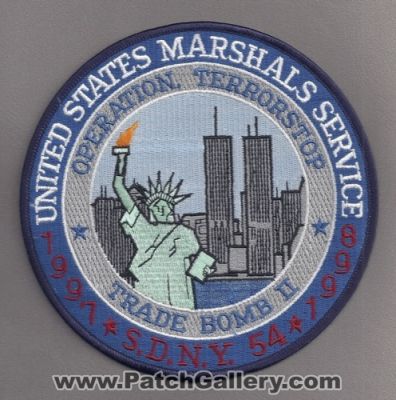 New York - United States Marshals Service USMS Operation Terrorstop
Thanks to Paul Howard for this scan.
Keywords: 1996 1997 sdny s.d.n.y. 54 trade bomb ii 2