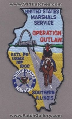 Illinois - United States Marshals Service USMS Operation Outlaw Southern Illinois
Thanks to Paul Howard for this scan.
Keywords: estl pd isp idoc