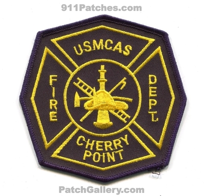 United States Marine Corps Air Station USMCAS Cherry Point Fire Department USMC Military Patch (North Carolina)
Scan By: PatchGallery.com
Keywords: dept.