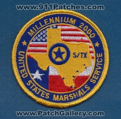 Texas - United States Marshals Service USMS Millennium 2000
Thanks to Paul Howard for this scan.
Keywords: s/tx